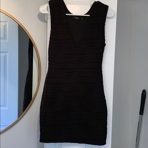 Black bodycon LF dress